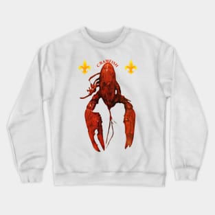 Crawfish Art Crewneck Sweatshirt